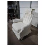 Vintage White Swivel Rocker