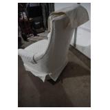 Vintage White Swivel Rocker