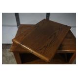 Oak Wood Cabinet w/swivel top (modeled after an old-fashioned ice box)