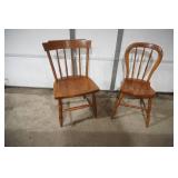 Chairs 2 wooden good condtion
