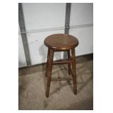 Stool wooden, 25" tall
