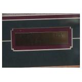 Vintage Framed Print "Down the Garden Path" by Betsy Cameron 17"x 19"