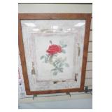 Reproduction Framed Print "Rose Pastiche II" by Susan Davies 22"x18"
