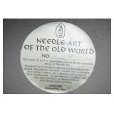 Framed Needlepoint Psalm 23. "Needle Art of the Old World" Collection
