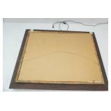 Vintage "Bread of Life" framed art print