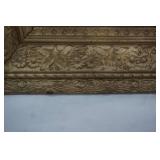 Ornate Antique Frame with glass 16"x 14"