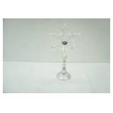 Collectible Acrylic Snowflake LED Tabletop Decor 15"tall 8" wide