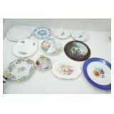 Vintage Fine China Plates, Precious Moments Framed Collectible Plate