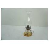 12" Vintage Finger Oil Lamp
