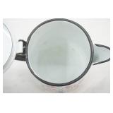 Vintage Berggren Enamelware Coffee Pot. Rosemaling Floral Design