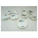 Vintage Royal Tara Fine Bone China Tea Cups, Saucers, and dessert plates. Made in Ireland