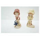 Vintage 1970s Mann Potter Figurines 9" tall
