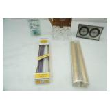 Candles, Crystal Candlestick holders, Presto Barometer