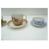 Collection of Vintage Tea Cups and Saucers