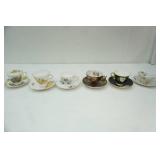 Collection of Vintage Tea Cups and Saucers