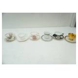 Collection of Vintage Tea Cups and Saucers
