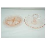 1930s Pink Depression Glass Pieces