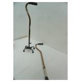 4 Footed Cane & 1 footed cane