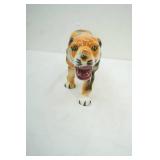 Vintage Mid Century Porcelain Tiger Figurine 21" long 8.5" tall