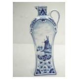 Vintage Delft blue jug/ewer 9.5" tall