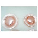 1930s Depression Glass Octagonal Plate Set