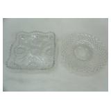 Vintage Westmoreland English Hobnail Dish, EAPG 7.5" square