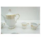Vintage 50th Anniversary Fine China Tea Collection