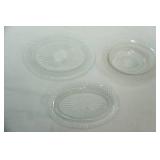 Vintage Anchor Hocking Miss America Oval Serving Platters (2ct) 1 bowl