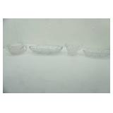 Vintage Pressed & Cut Clear Glass Pieces