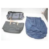 London Fog Business Bag, Nautica Black Purse, Denim Drawstring Tote Bag