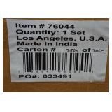 Set of Three Metallic Candle Holders - 6, 8 & 10"