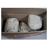 Set of Three Metallic Candle Holders - 6, 8 & 10"