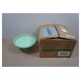 Martha Stewart 8.5" Handmade Jadeite Glass Cake Stand