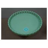Martha Stewart 8.5" Handmade Jadeite Glass Cake Stand