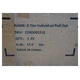 2-Tier Individual Pull Out Cabinet Organizer