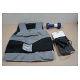 Weighted Vest, Dumbbell and Jump Rope