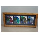 Framed 2021-22 Upper Deck Kirill Kaprizov Metal Universe Hockey Cards