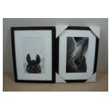 *2* Matted Black Picture Frames - 11.5"x15.5"