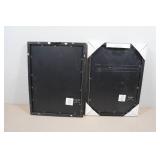 *2* Matted Black Picture Frames - 11.5"x15.5"