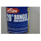 20-Piece Bungee Cord Assortment