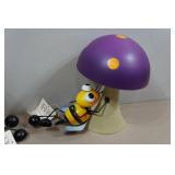 *2* Regal Art Metal Bee/Mushroom Garden Statues