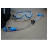Cressi Adult Rondine Palau Fin Snorkel Set - Fin Size M/L