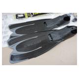 Cressi Agua Adult Fins - 43/44, 8.5/9.5