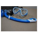 Cressi Blulove Kids Snorkel Set - Fin Size L/XL