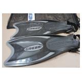 Cressi Adult Rondine Palau Fin Snorkel Set - Fin Size L/XL