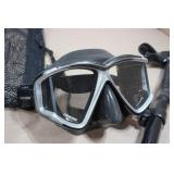 Cressi Adult Rondine Palau Fin Snorkel Set - Fin Size L/XL