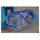 Cressi Blulove Kids Snorkel Set - Fin Size S/M