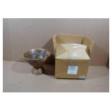 Vases, Basket and Wooden Bowl