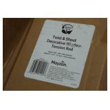 Cordless Blinds 43x64" & 33x75", 18" Towel Bar and Tension Rod 28-48"