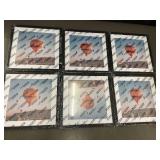 NV 2 - Picture Frames 9x9 Black with White Mat (Lot of 6)